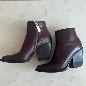 Chloe Burgundy Boots PreLoved